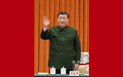 شي جينپيڭ كوكتەم مەرەكەسى قارساڭىندا اسكەري بولىمدەردەن حال سۇرادى